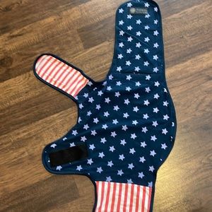 American Kennel Club America Red White & Blue Flag Fabric Dog Harness  Medium